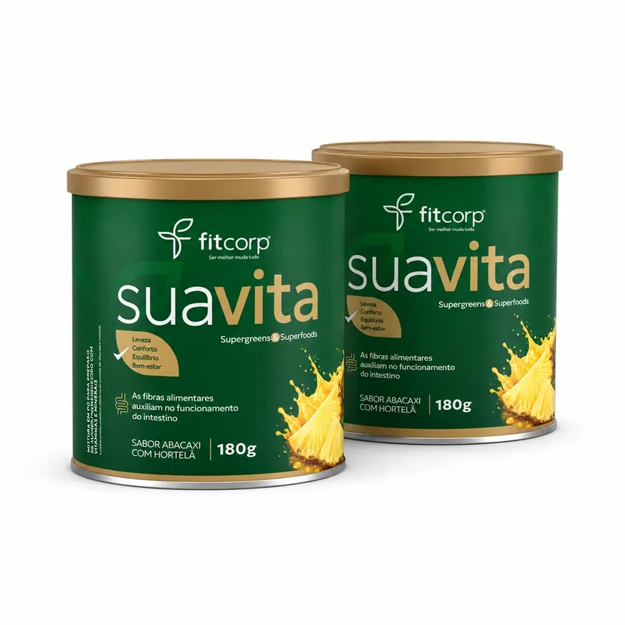 Kit com 2 potes de Suavita